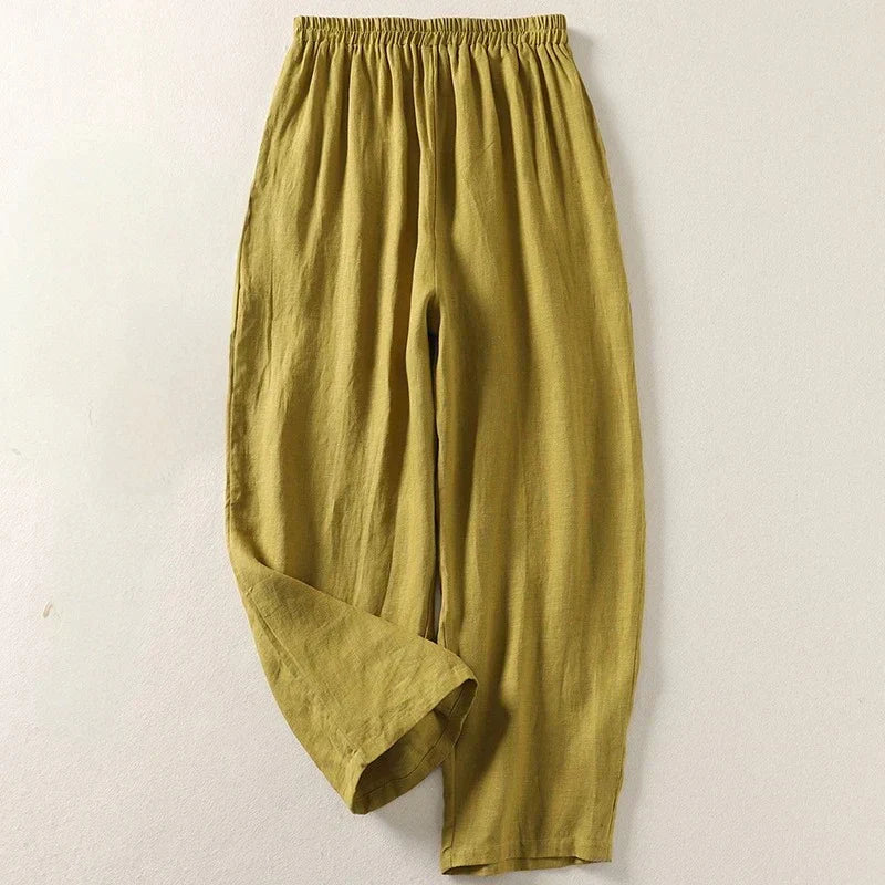 Orly 100% Linen Relaxed Pants