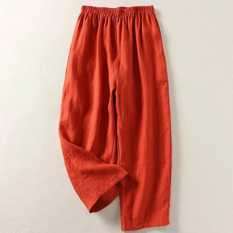 Orly 100% Linen Relaxed Pants