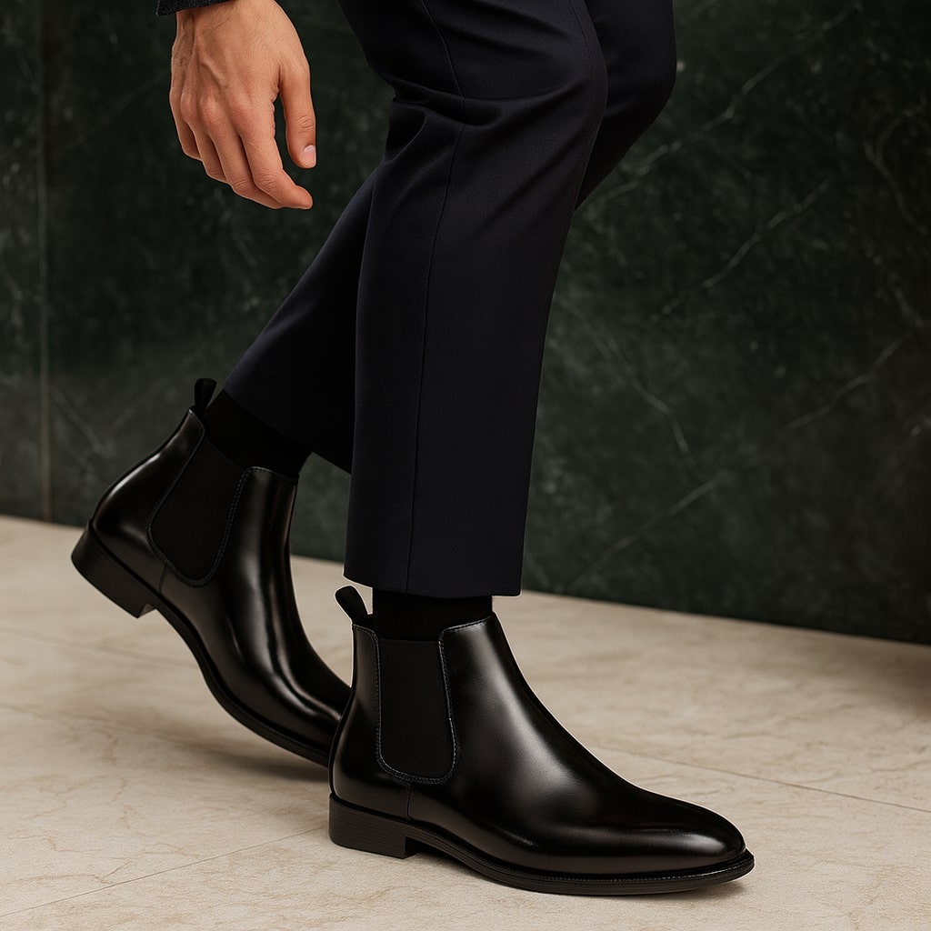 Capricio Leather Chelsea Boot