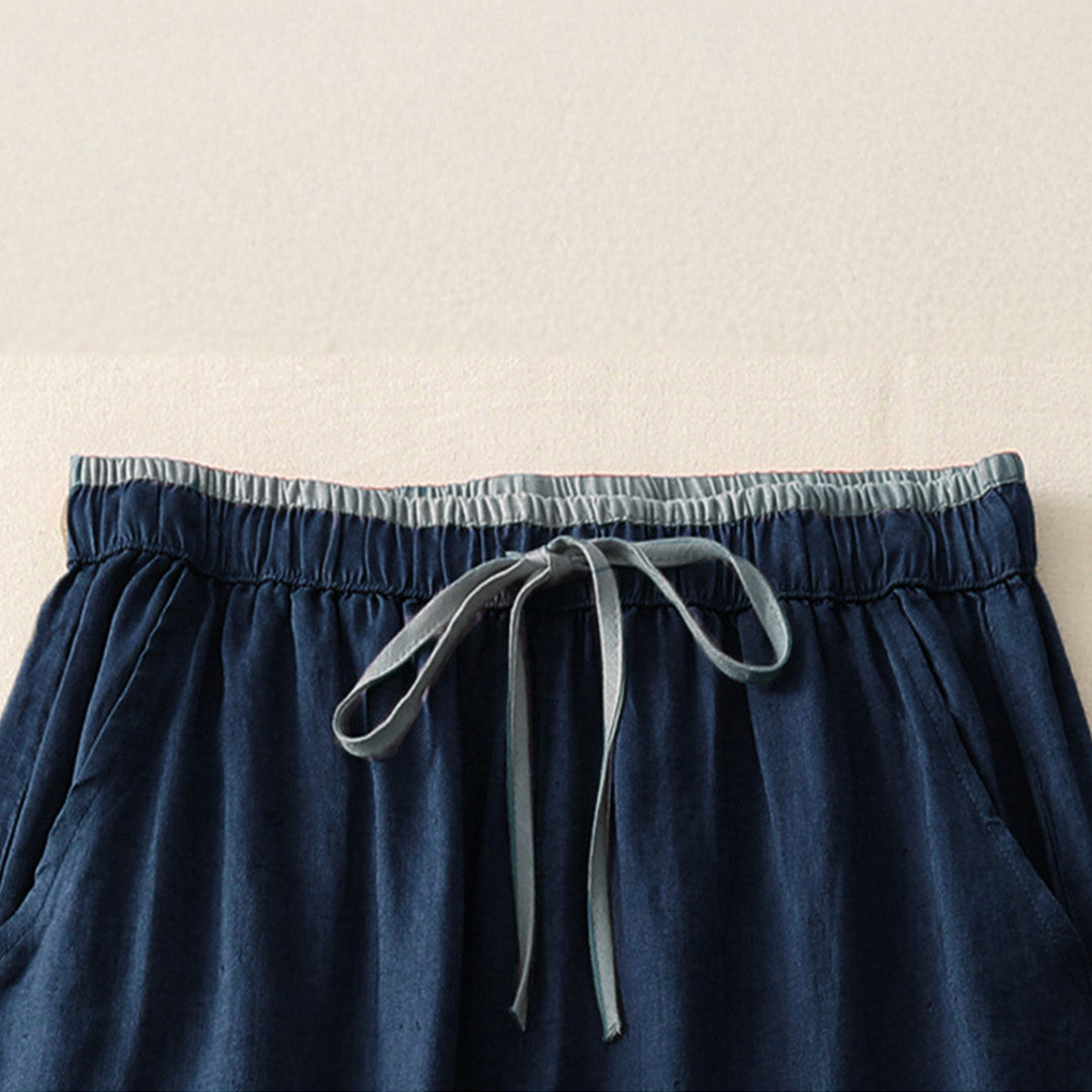 Aura Cotton Blend Pants