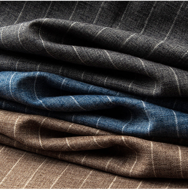 Anthony Linen-Cotton Trousers