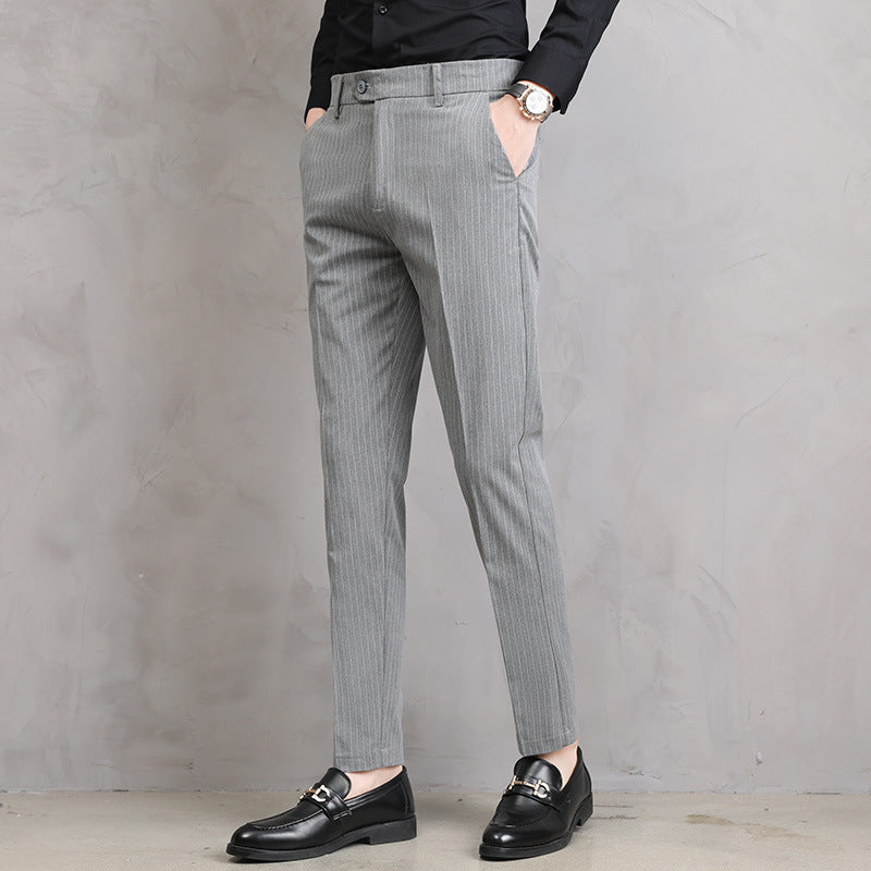 Robert Pinstripe Tailored Trousers
