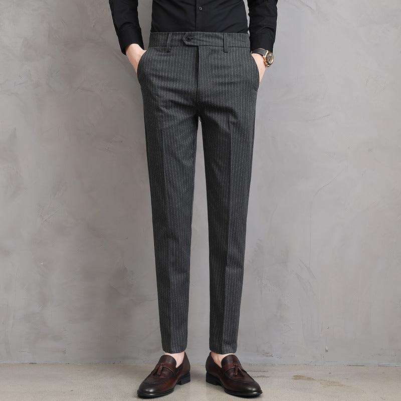 Robert Pinstripe Tailored Trousers