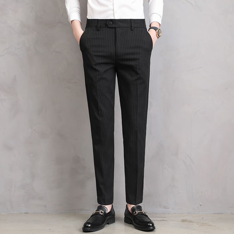 Robert Pinstripe Tailored Trousers