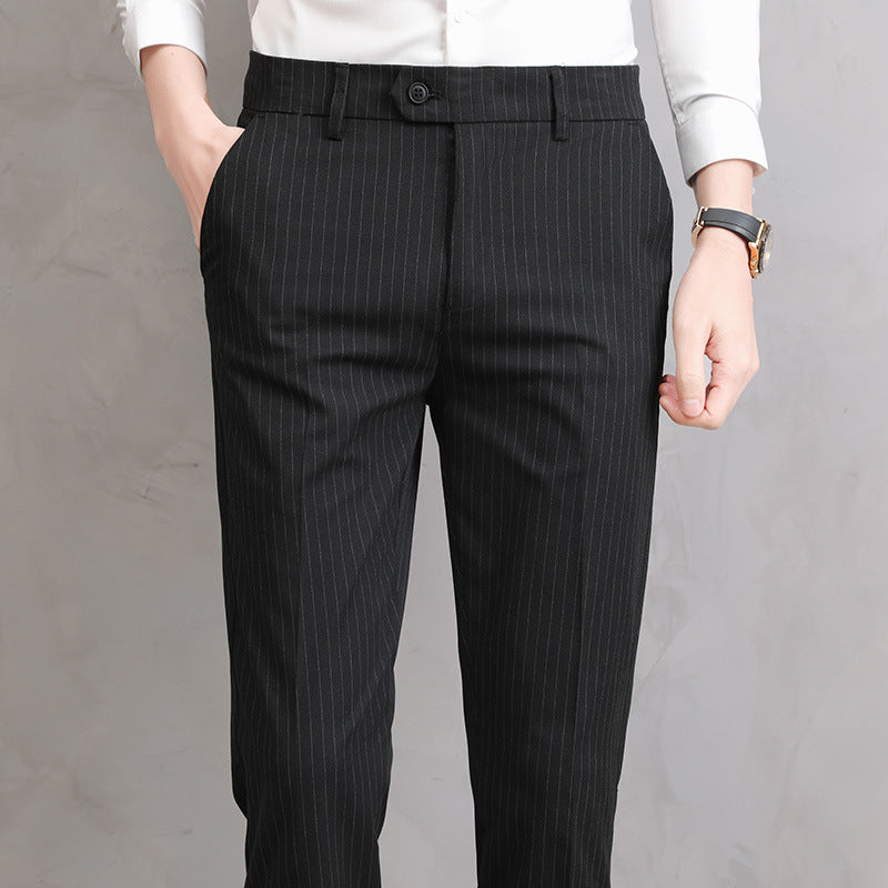 Robert Pinstripe Tailored Trousers