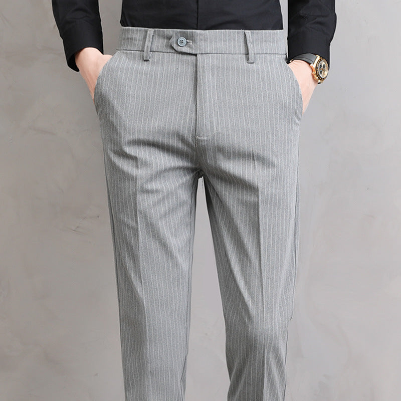 Robert Pinstripe Tailored Trousers