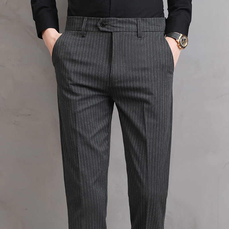 Robert Pinstripe Tailored Trousers
