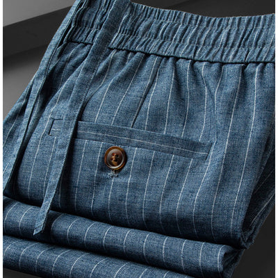 Anthony Linen-Cotton Trousers