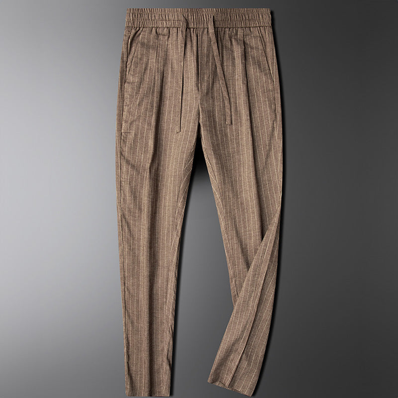 Anthony Linen-Cotton Trousers