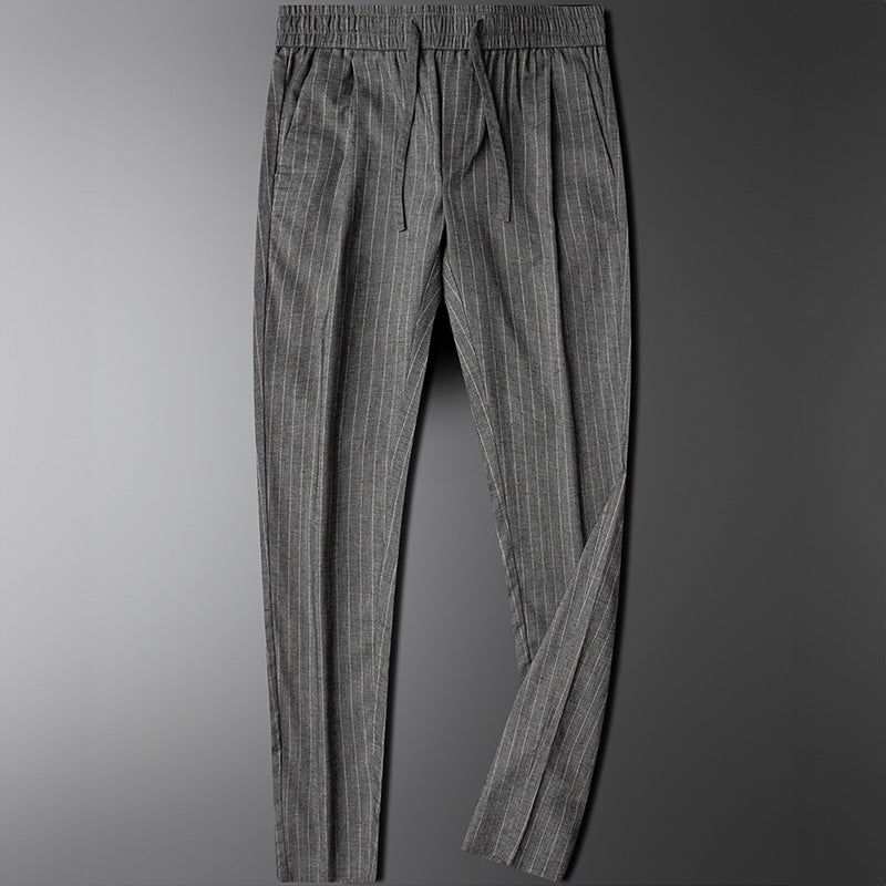 Anthony Linen-Cotton Trousers