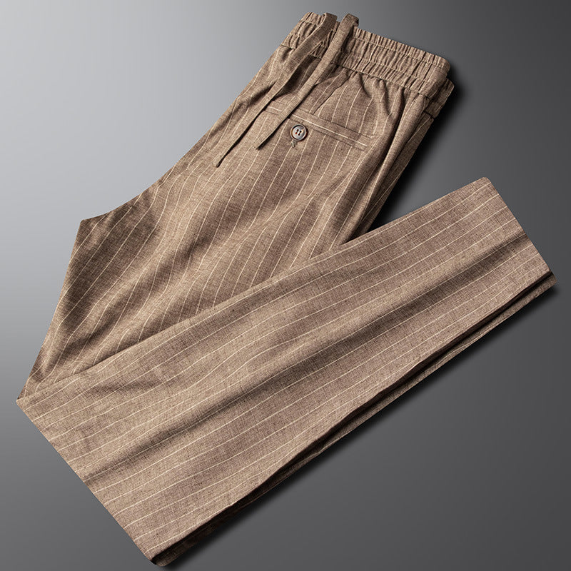 Anthony Linen-Cotton Trousers