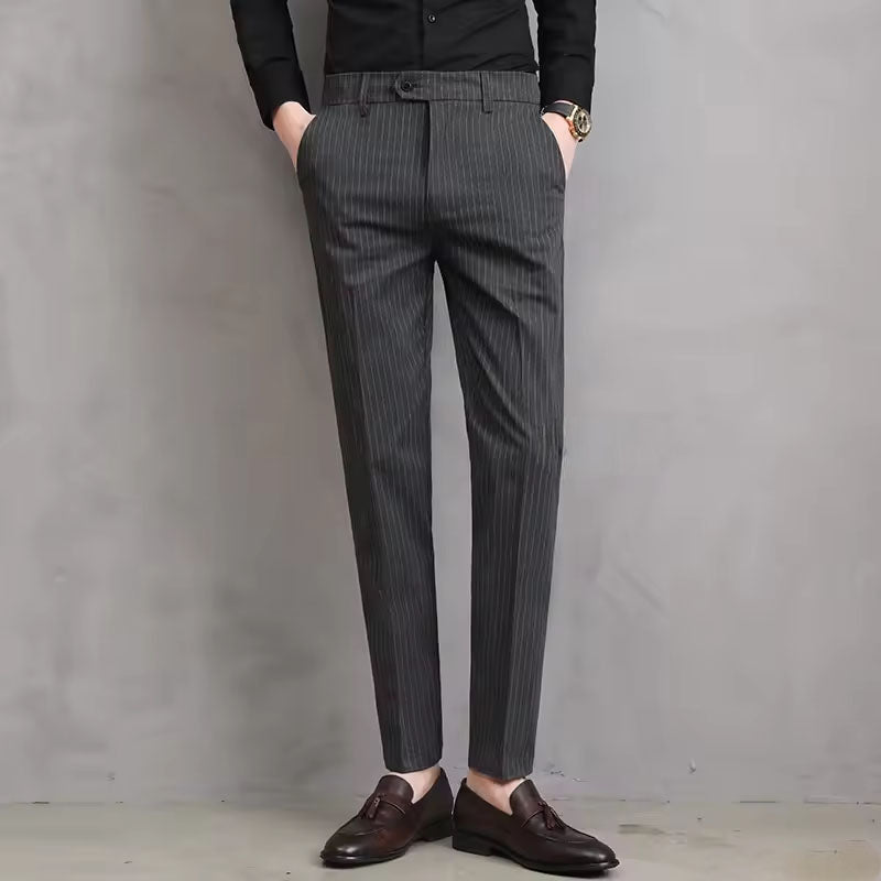 Robert Pinstripe Tailored Trousers