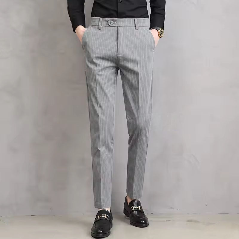 Robert Pinstripe Tailored Trousers