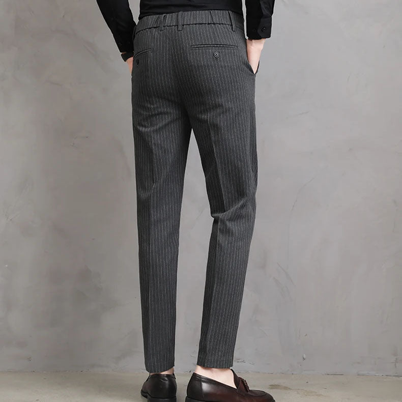 Robert Pinstripe Tailored Trousers