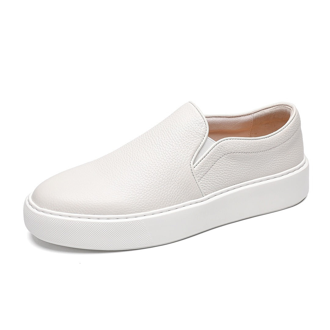 Mike Leather Slip-On Sneakers