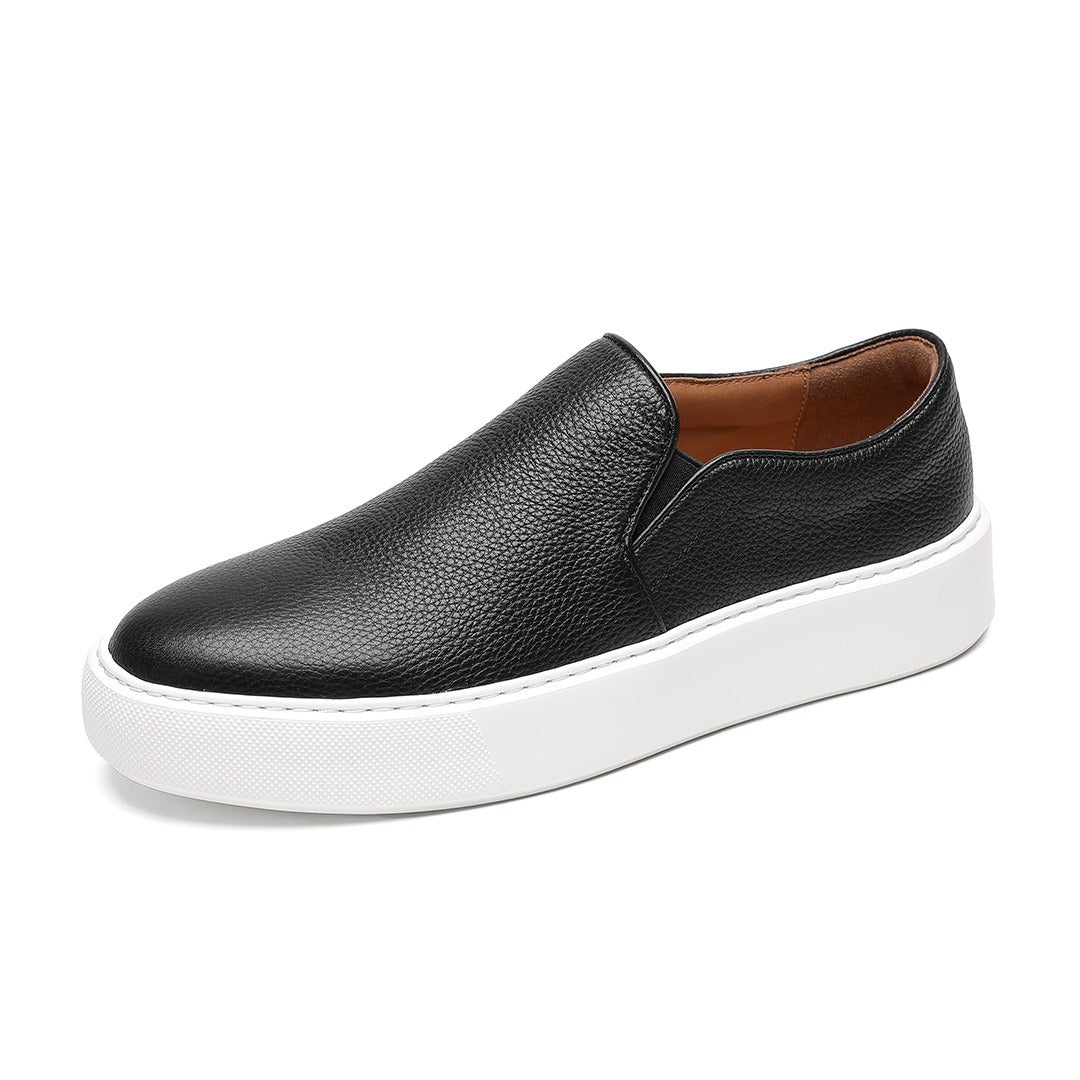 Mike Leather Slip-On Sneakers